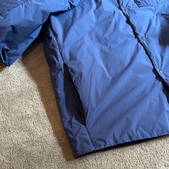 HUCKBERRY- Hill City Men's Thermal Light Shirt Jacket Blue Size Medium - Picture 4 of 16